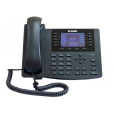 D-Link DPH-400GE/F2B IP-телефон с цветным дисплеем, 1000Base-T WAN PoE, 1000Base-T LAN, без адаптера
