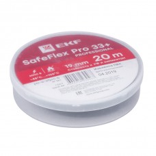 EKF SafeFlex Pro 33+ Изолента ПВХ 19мм 20м серии