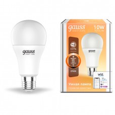 Gauss Smart Home 1070112 Лампа A60 10W 1055lm 2700К E27 диммируемая