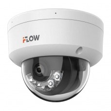 iFlow F-IC-1482CM(2.8mm) 8Мп уличная купольная IP-камера с гибридной Smart-подсветкой