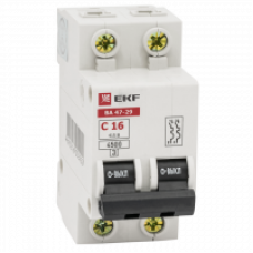 EKF Basic ВА 47-29 2P 50А (C) 4,5кА Выключатель автоматический