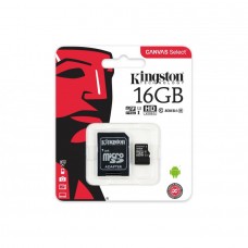 KINGSTON SDCS/16GB Карта памяти microSDHC 16 ГБ