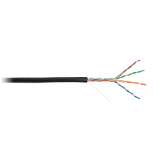 NETLAN EC-UU004-5E-PE-BK Кабель U/UTP 4 пары, Кат.5e (Класс D) одножильный, BC, внешний (метраж)